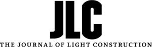 Logo of the Journal of Light Construction (JLC), featuring bold black lettering. Represents industry insights and resources in construction.